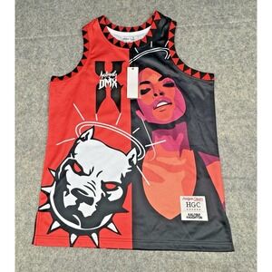 Headgear Classics DMX Aaliyah Haughton Basketball Jersey Tank Top Size Large New